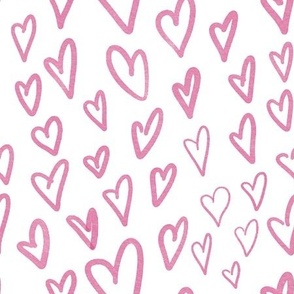 pink valentines hearts