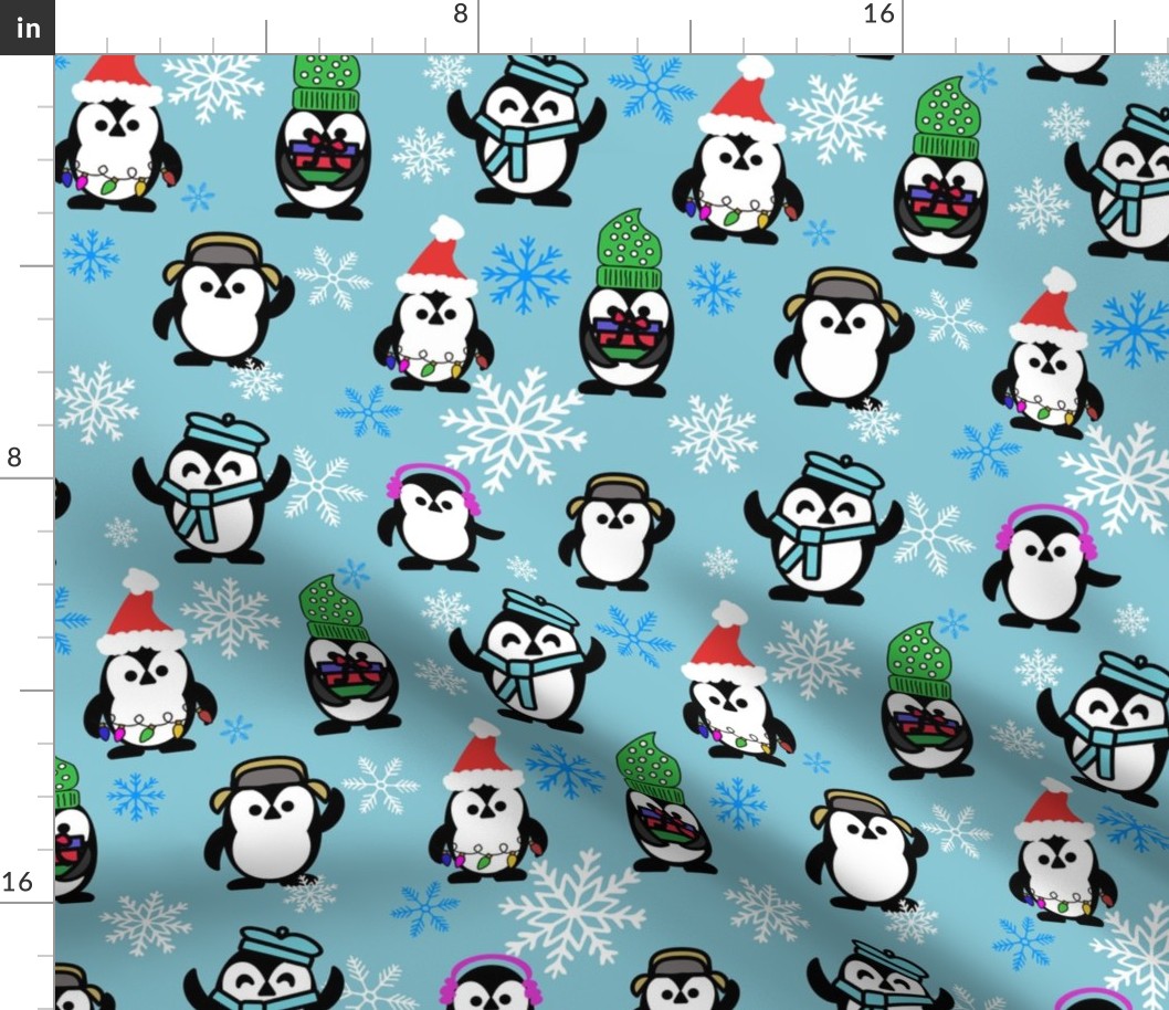 Fun  Winter Penguins 