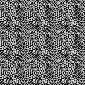 Dot Crowd: Pearls in Black and White