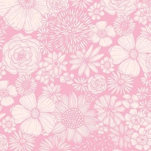 Inked Floral (Pink)