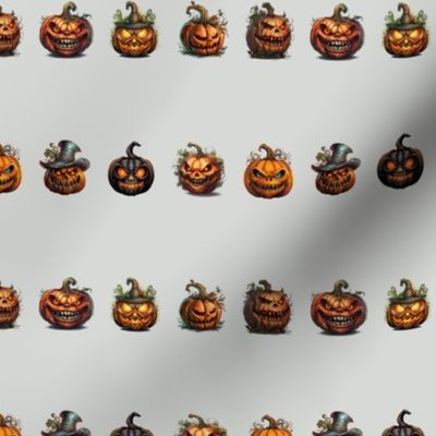 1" scary halloween pumpkins march
