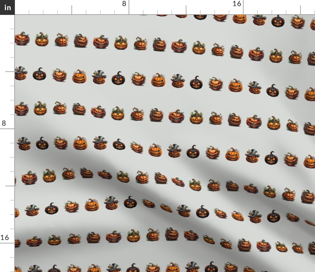 1" scary halloween pumpkins march