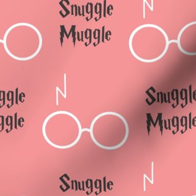 snuggle muggle wizard glasses - light peonies