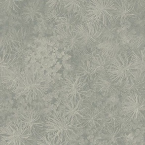 8x12-Inch Repeat of Garden Texture of Agate Gray, Warm Medium-Light Gray