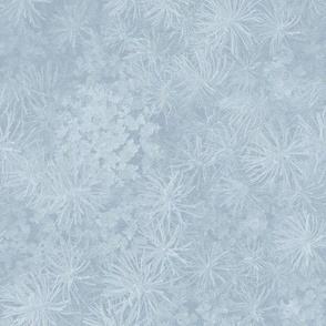 8x12-Inch Repeat of Garden Texture of Plein Air, Light Blue Gray