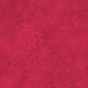 8x12-Inch Repeat of Garden Texture of Viva Magenta, Vivid Cherry Red