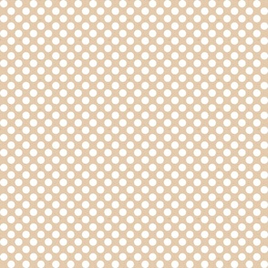 small white polka dots on gray sand