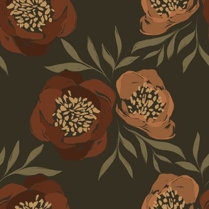 Fall Bloom (10.5" Fabric/12" Wallpaper)