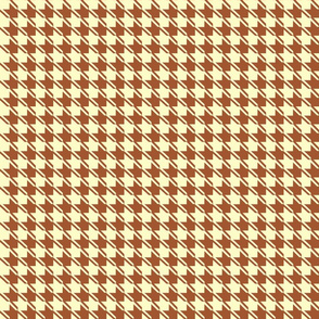 yellow chocolate houndstooth