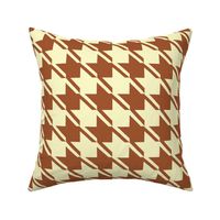 yellow chocolate houndstooth large