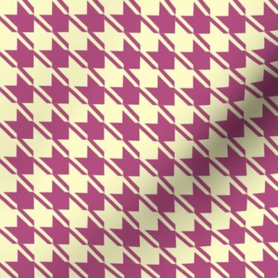 yellow plum houndstooth