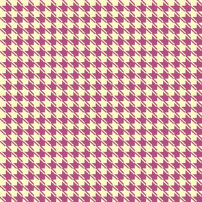 yellow plum houndstooth