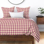 yellow plum houndstooth large