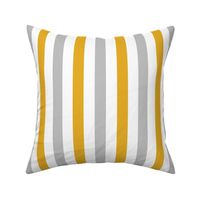 Yellow & Gray Stripes