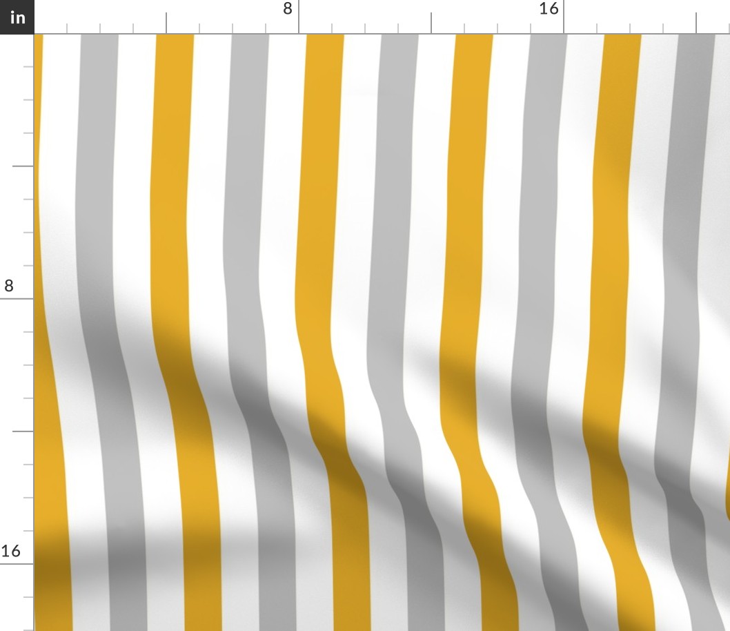 Yellow & Gray Stripes
