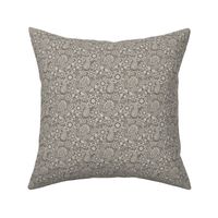 Deep Taupe Paisleys, small