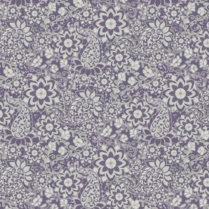 Old Lavender Paisleys, medium