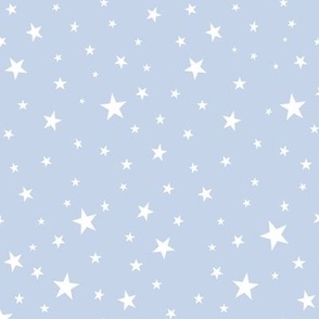 Stars blue puff
