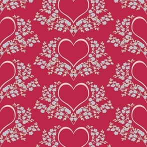 Hearts and Staice on Viva Magenta