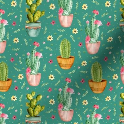 Floral cactus 