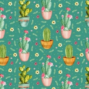 Floral cactus 