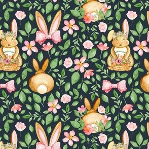 Cute Easter rabbits