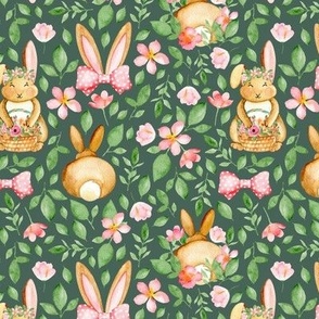 Cute Easter rabbits