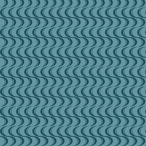 Retro Wave [steel blue] small