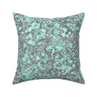 Euphoric Spring Abstract flowery blender Non directional Grey, cyans, muted hues small