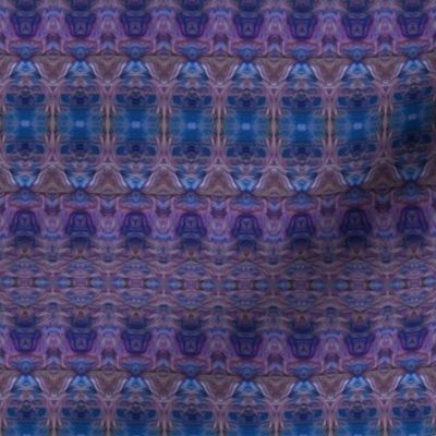 earthen pink and blue tapestry 