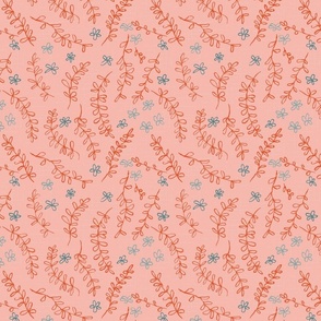 Simplicity Small Soft Floral Print Pink