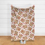 Grilled Cheese Valentine Beige BG Rotated - XL Scale