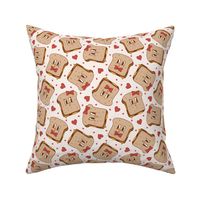 Grilled Cheese Valentine Beige BG - Small Scale