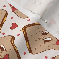 Grilled Cheese Valentine Beige BG - Small Scale