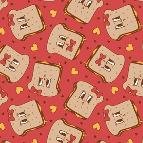 Grilled Cheese Valentine Red BG Rotated - Large Scale