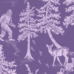 Purple Bigfoot & Friends