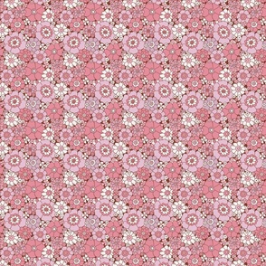 Groovy Valentine Floral Muted - XS Scale
