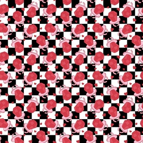 Ring Pop Valentine Red Checker BG - Small Scale