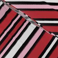 Painted Valentine Stripe Black BG Rotated - Large Scale