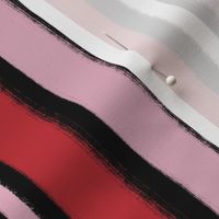 Painted Valentine Stripe Black BG Rotated - Large Scale