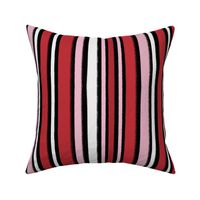 Painted Valentine Stripe Black BG Rotated - Large Scale