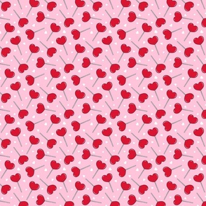 Heart Pops Valentine Pink BG - XS Scale