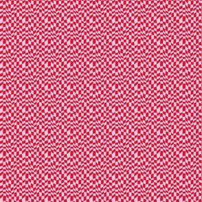 Valentine Wavy Checker Red and Pink - XS Scale 