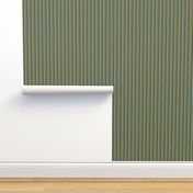 Spring Garden Vertical Stripe, Tel, Mustard, Navy