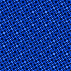 Royal Blue and Black Crossweave Pattern