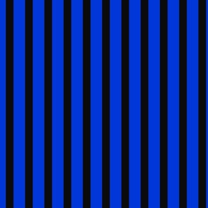 Black and Royal Blue Stripes