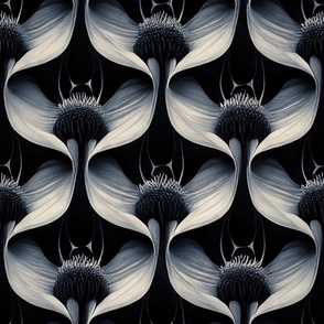 Curvy Black & White Floral Abstract SBZ_34png