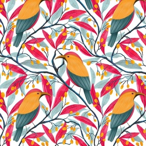 Botanical nature birds (small)