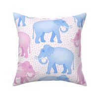 Pink Polka Dot Elephants