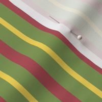 Bold Stripes Pistachio green yellow and fushia 102